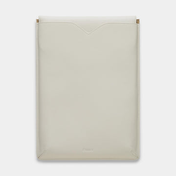 Pochette Ordinateur Lenni - Crème